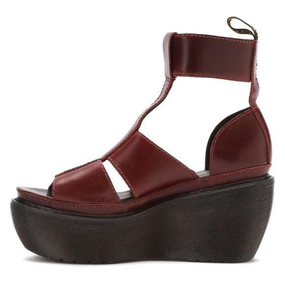 doc marten platform sandals